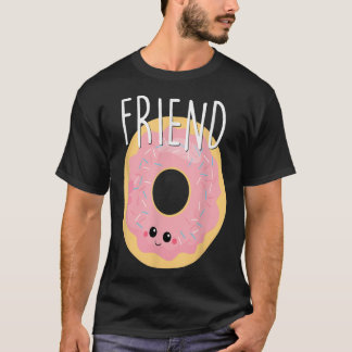 Bestie Cute Food BFF Best Friend Doughnut Tonåring T Shirt