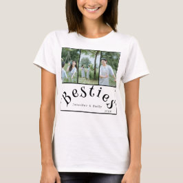 Bestie Forever! 3-Photo Collage Women's T-Shirt