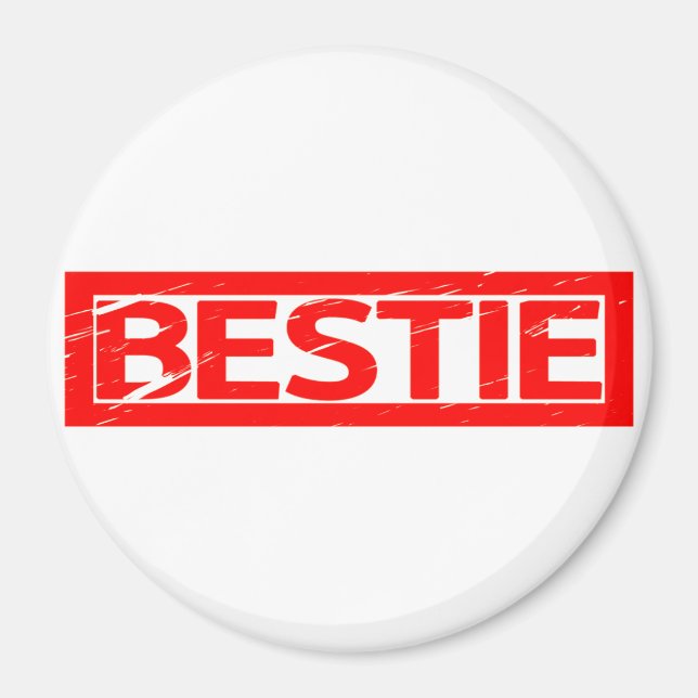 Bestie Frimärke Magnet (Framsidan)