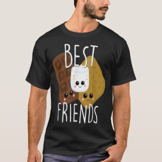 Bestie Gift Cute Food BFF Bästa Friend Smoend Scou T Shirt