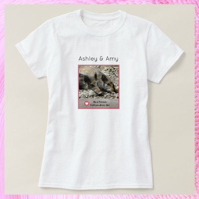 Bestie, jag berättar allt för mig t shirt (Skapare uppladdad)