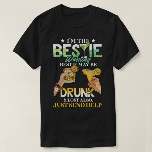 Bestie kan också vara klar och Borttappad. Skicka  T Shirt (Design framsida)