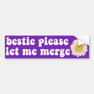 Bestie, låt mig slå mig samman bildekal
