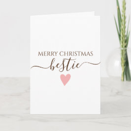 Bestie Merry Chirstmas Kort