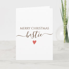 Bestie Merry Chirstmas-kort Kort