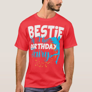 Bestie of the Birthday Fairy Fantasy Birthday Squa T Shirt