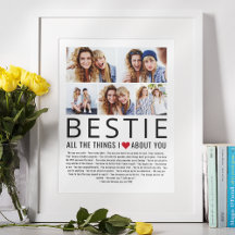 Bestie Photo Collage Sak Vi Kärlek om er lista
