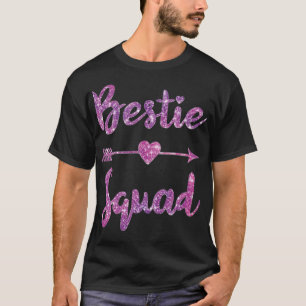 Bestie Squad Best Friend BFF Matching Couple afric T Shirt