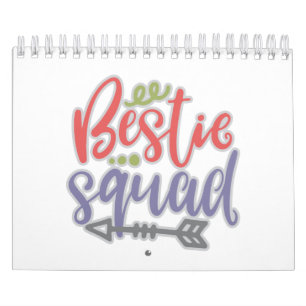 Bestie Squad - era Vänskaper citerar Kalender