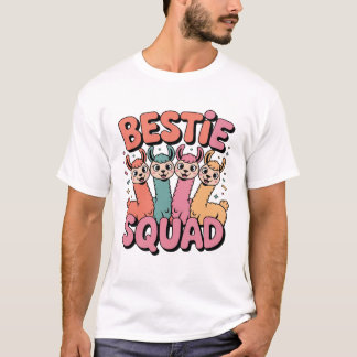 Bestie Squad Granddaughter Niece Funny Squad Lover T Shirt