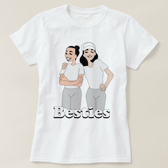 Bestie T-shirt (Design framsida)