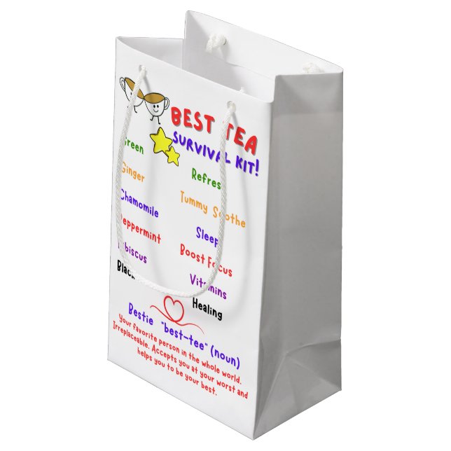Bestie(Tea) Survival Kit Gift Bag (Baksidan Vinklad)