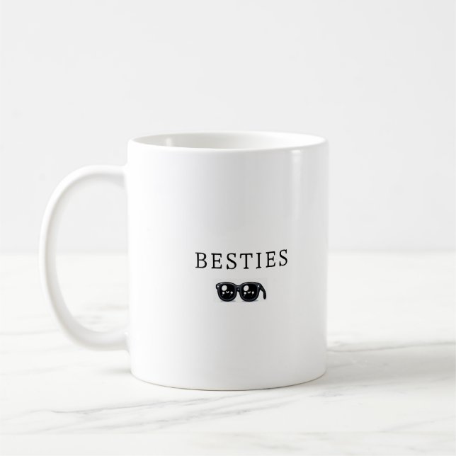 Besties/Best Friend Goals’ Coffee Mugg (Vänster)