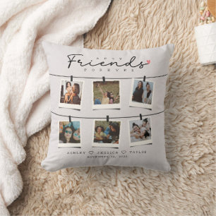 Besties Best Friends Personlig Gift Photo Kudde