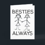 BESTIES BFF GIRLFRIENDS BIRTHDAY GREETCARDS HELGKORT<br><div class="desc">BÄSTA ALLTID BIRTHDAY-KORT. AT BY S.G. COPYRIGHT 2022</div>