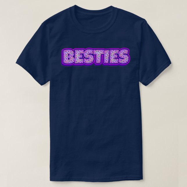 Besties Cookies Baker Cookie Älskare Baking Best F T Shirt (Design framsida)