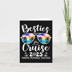 Besties Cruise 2025 Matching Friends Group Cruisin Kort