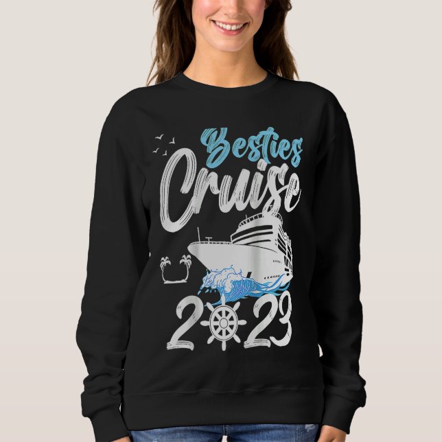 Besties Cruise Trip 2023 Travel Besties Trip Cruis T Shirt (Framsida)