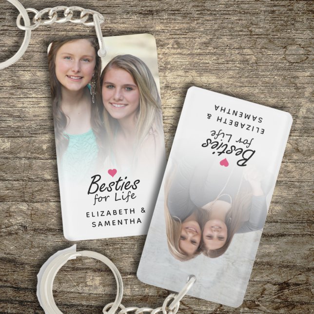 Besties for Life Chic Best Friends Photo Keepsak (Skapare uppladdad)