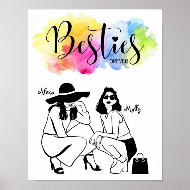 Besties For ver Poster/Best Friend Poster (Framsidan)