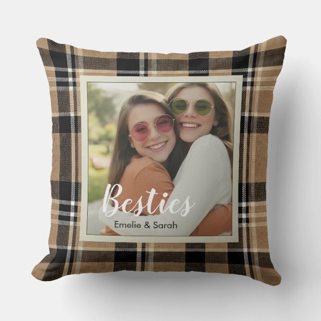 Besties  forever bff friendship best friends kudde (Framsida)