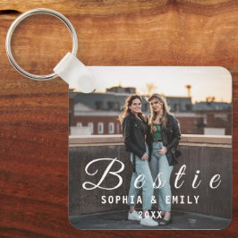 Besties Forever – Custom Photo Collage Keychain Nyckelring