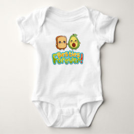 Besties Forever Foodie Baby Bodykostydräkt T Shirt