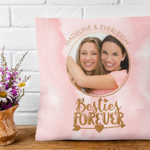 Besties Forever Photo Best Vänends Kudde
