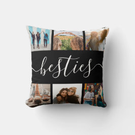 Besties Friend Photo Collage Kudde