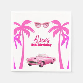 Besties Malibu Rosa Doll Beach Birthday Pappersservett