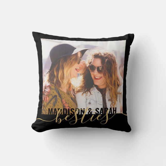 Besties Modern Best Friends Personlig Kudde (Framsida)