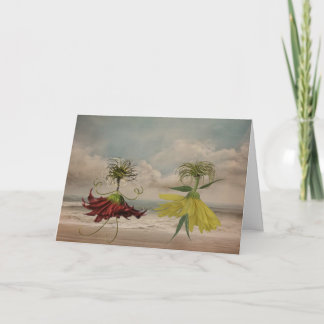 Besties på Beach Kort