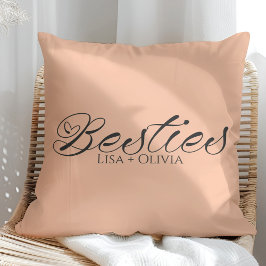 Besties Peach Fuzz eget namn, bästa vän Kudde