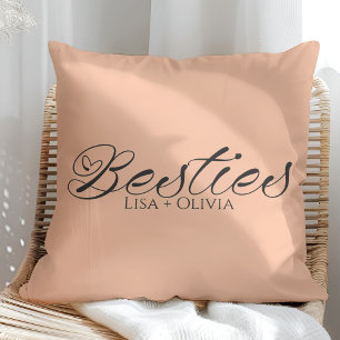 Besties Peach Fuzz eget namn, bästa vän Kudde