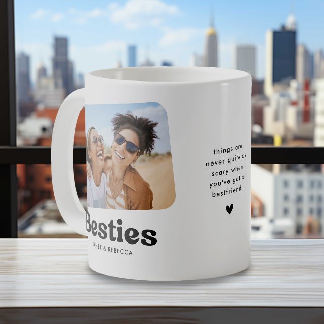 Besties Personalized Friendship Gift Kaffemugg (Skapare uppladdad)