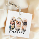 Besties Pet Simple Modern Play Three Photo<br><div class="desc">Denna enkla och moderna design består av modern,  enkel,  lekfull skripttypografi. Lägg till husdjursfoton från anpassningsbarna av din husdjurskatt,  hund eller fåglar.</div>