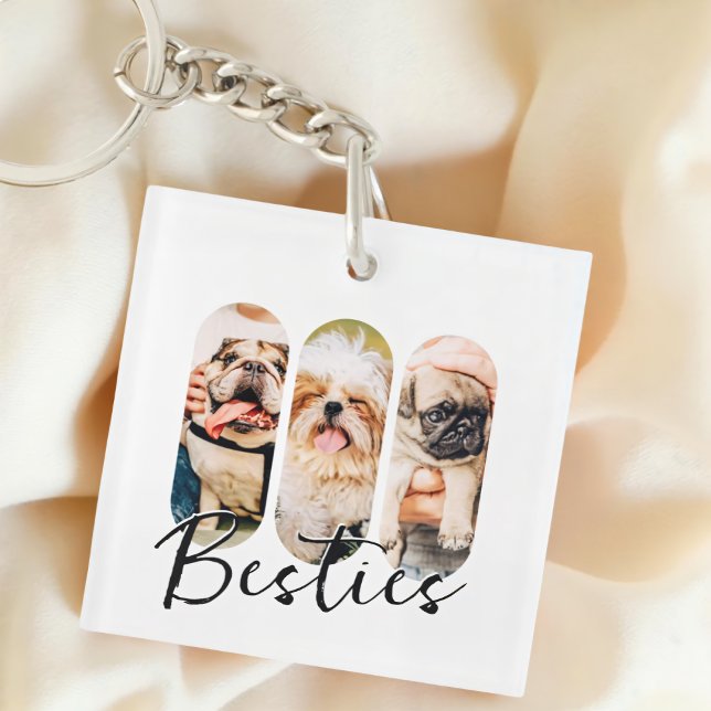 Besties Pet Simple Modern Play Three Photo (Skapare uppladdad)