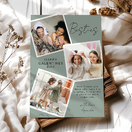 Besties Photo Collage | Galentines Day Julkort
