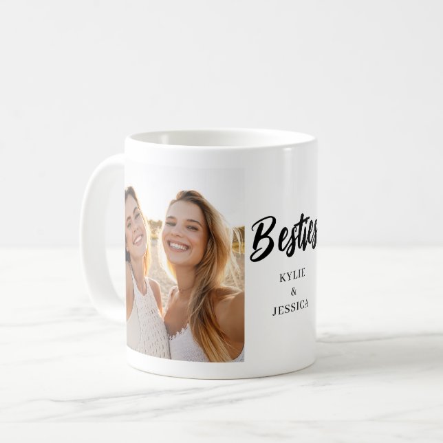Besties Photo Personlig Kaffemugg (Framsida vänster)