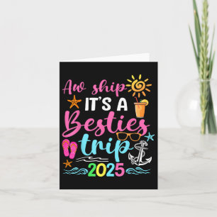 Besties Resa 2025 Friend Cruise Resa Summer Vacati Kort