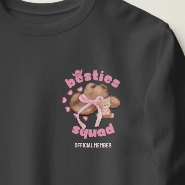 BESTIES SQUAD Western Cowgirl Coquette Pocket T Shirt (Skapare uppladdad)