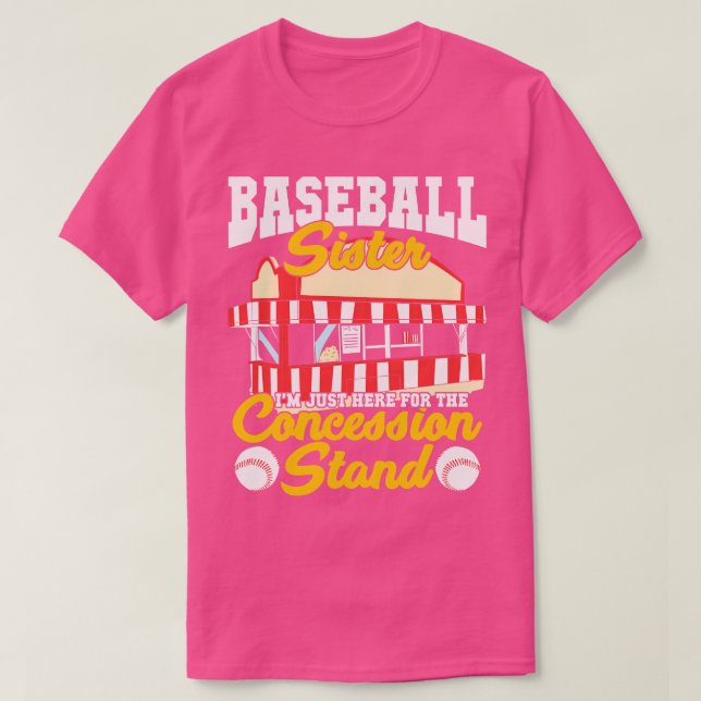 Bestift för baseball sister t shirt (Design framsida)