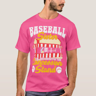 Bestift för baseball sister t shirt