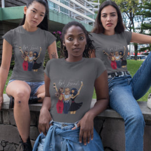 Bestiskjorta, matchande bästa vänner skjortor t shirt