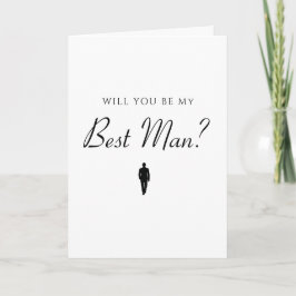 Bestman Bröllop Plans Kort