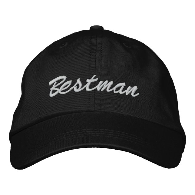 Bestman EmbroiTED Hat Broderad Keps (Framsida)