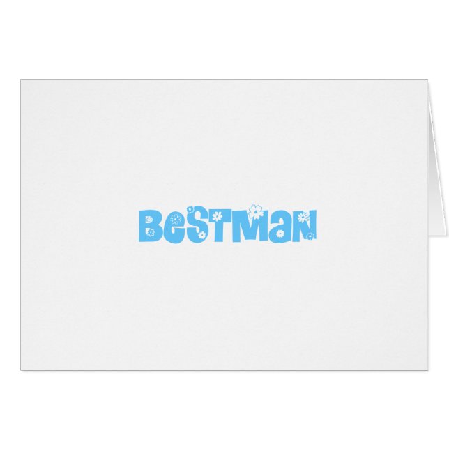 Bestman Hälsningskort (Framsidan Horizontal)