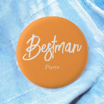 Bestman Orange White Bröllop Button Knapp<br><div class="desc">Bestman Orange White Bröllop Button. Ta en titt i vår butikssamling nedan för matchande artiklar.</div>