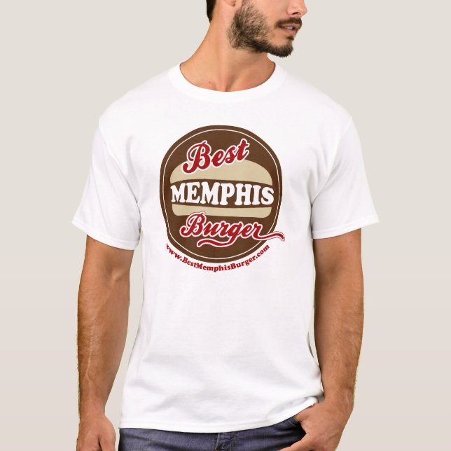 BestMemphisBurger.com utslagsplats T-shirt (Framsida)