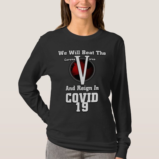 Bestryka CoronaVirus RP-typmodellen T Shirt (Framsida)